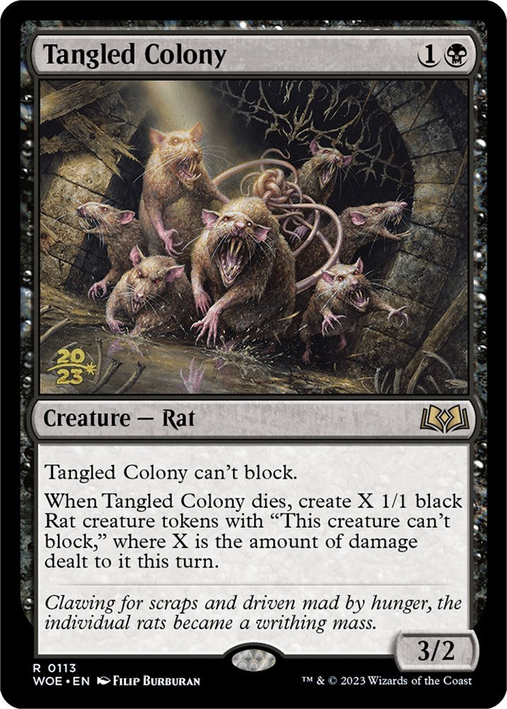 Tangled Colony [Wilds of Eldraine Prerelease Promos] | Jack's On Queen