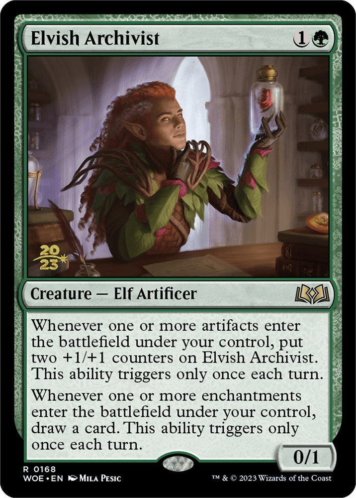 Elvish Archivist [Wilds of Eldraine Prerelease Promos] | Jack's On Queen