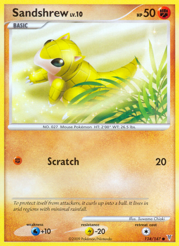 Sandshrew (124/147) [Platinum: Supreme Victors] | Jack's On Queen