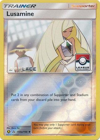 Lusamine (153a/156) (League Challenge Alt Art 2nd Place) [Sun & Moon: Ultra Prism] | Jack's On Queen