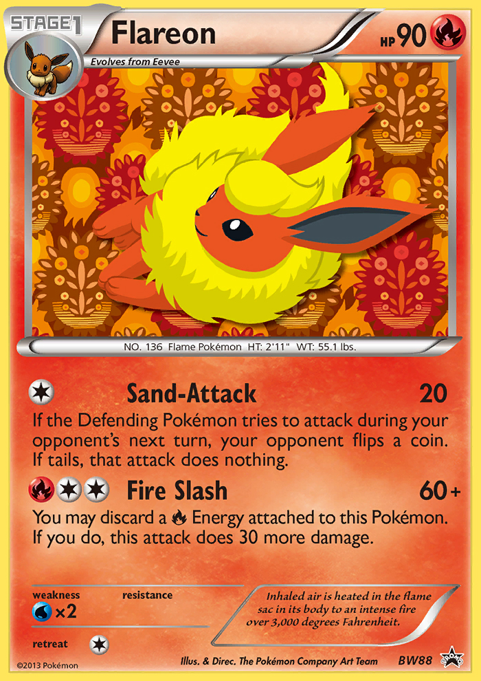 Flareon (BW88) [Black & White: Black Star Promos] | Jack's On Queen