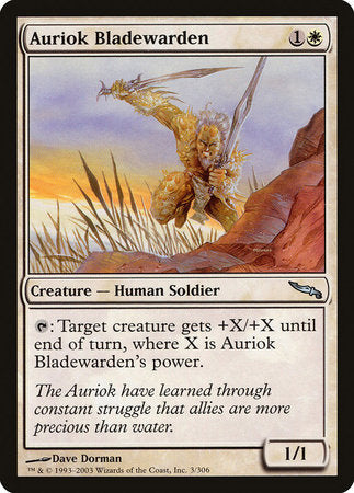 Auriok Bladewarden [Mirrodin] | Jack's On Queen