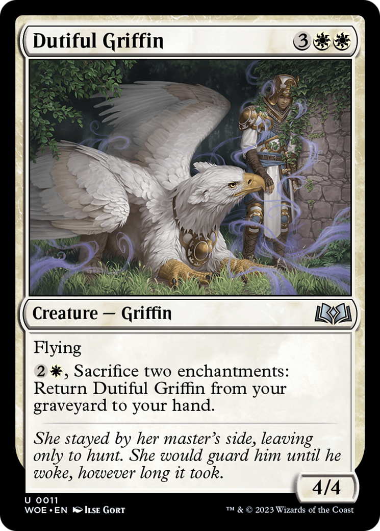 Dutiful Griffin [Wilds of Eldraine] | Jack's On Queen