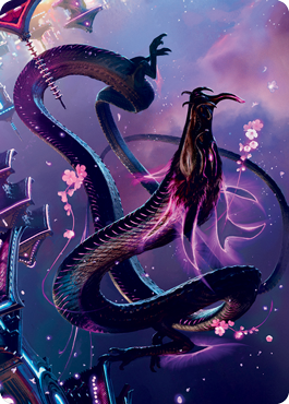 Junji, the Midnight Sky 1 Art Card [Kamigawa: Neon Dynasty Art Series] | Jack's On Queen