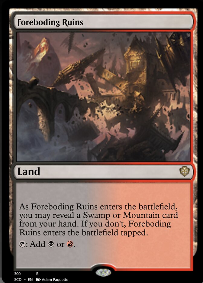 Foreboding Ruins [Starter Commander Decks] | Jack's On Queen