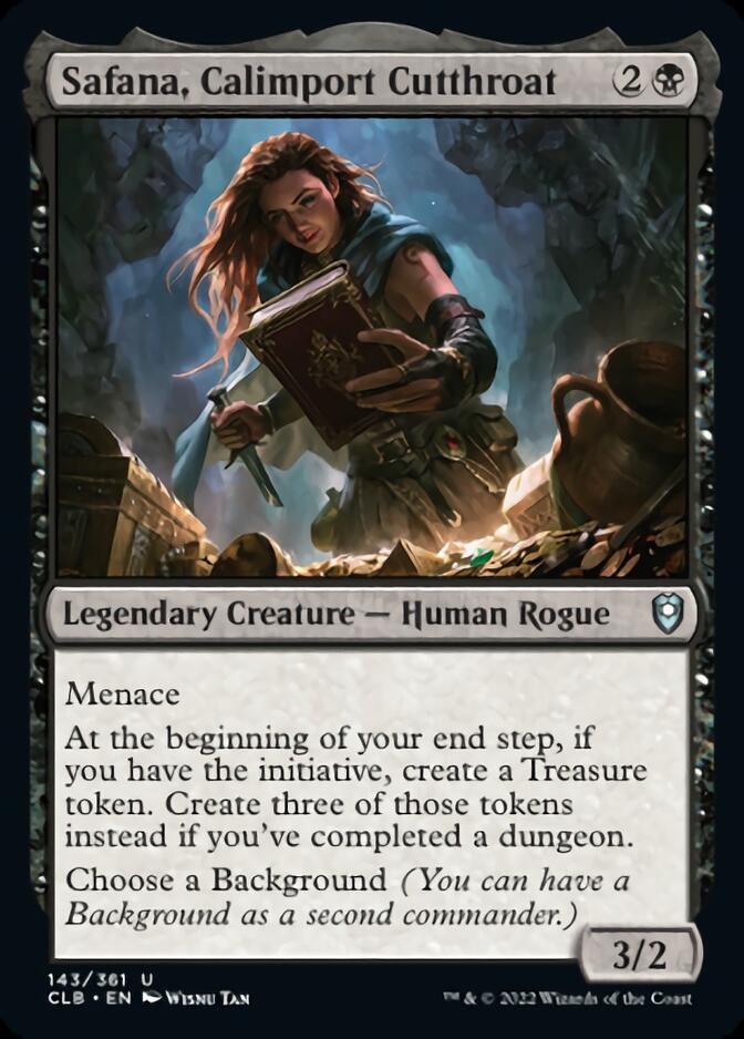 Safana, Calimport Cutthroat [Commander Legends: Battle for Baldur's Gate] | Jack's On Queen