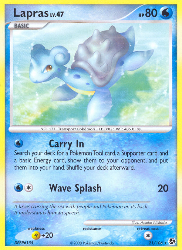 Lapras (21/106) [Diamond & Pearl: Great Encounters] | Jack's On Queen