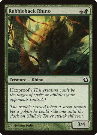 Rubbleback Rhino [Return to Ravnica] | Jack's On Queen