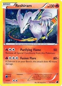 Reshiram (17/116) (Cosmos Holo) [Black & White: Plasma Freeze] | Jack's On Queen