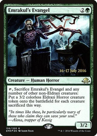 Emrakul's Evangel [Eldritch Moon Promos] | Jack's On Queen