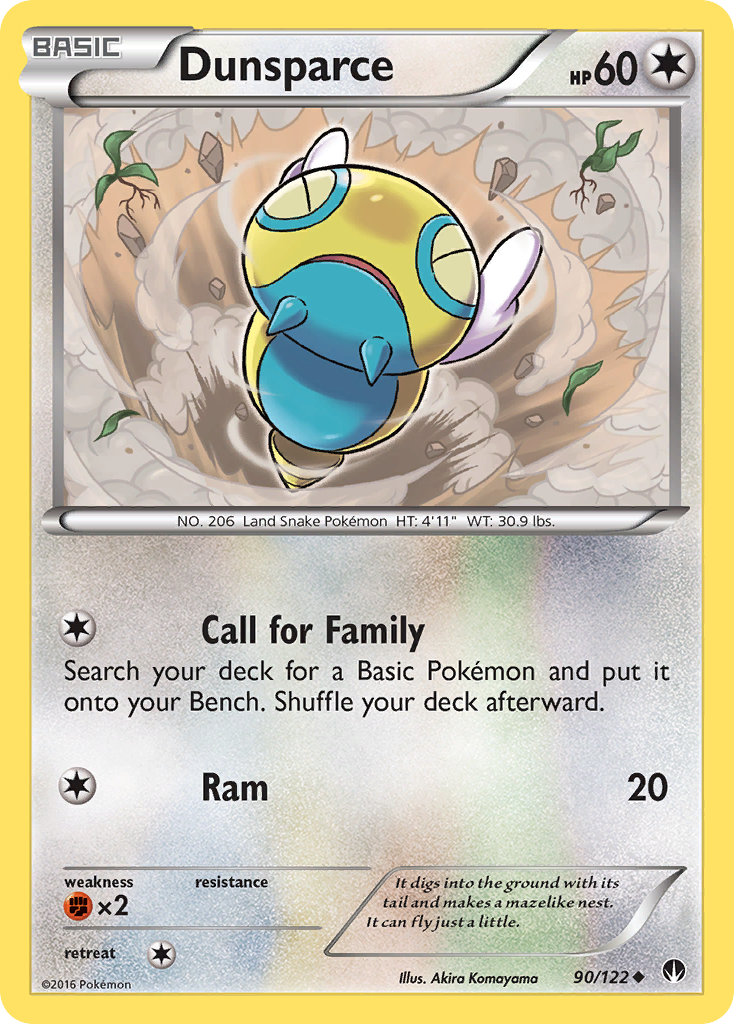 Dunsparce (90/122) [XY: BREAKpoint] | Jack's On Queen