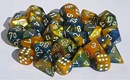 CHESSEX: POLYHEDRAL Gemini™ DICE SETS | Jack's On Queen