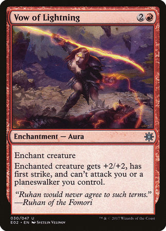 Vow of Lightning [Explorers of Ixalan] | Jack's On Queen