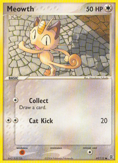 Meowth (69/112) [EX: FireRed & LeafGreen] | Jack's On Queen