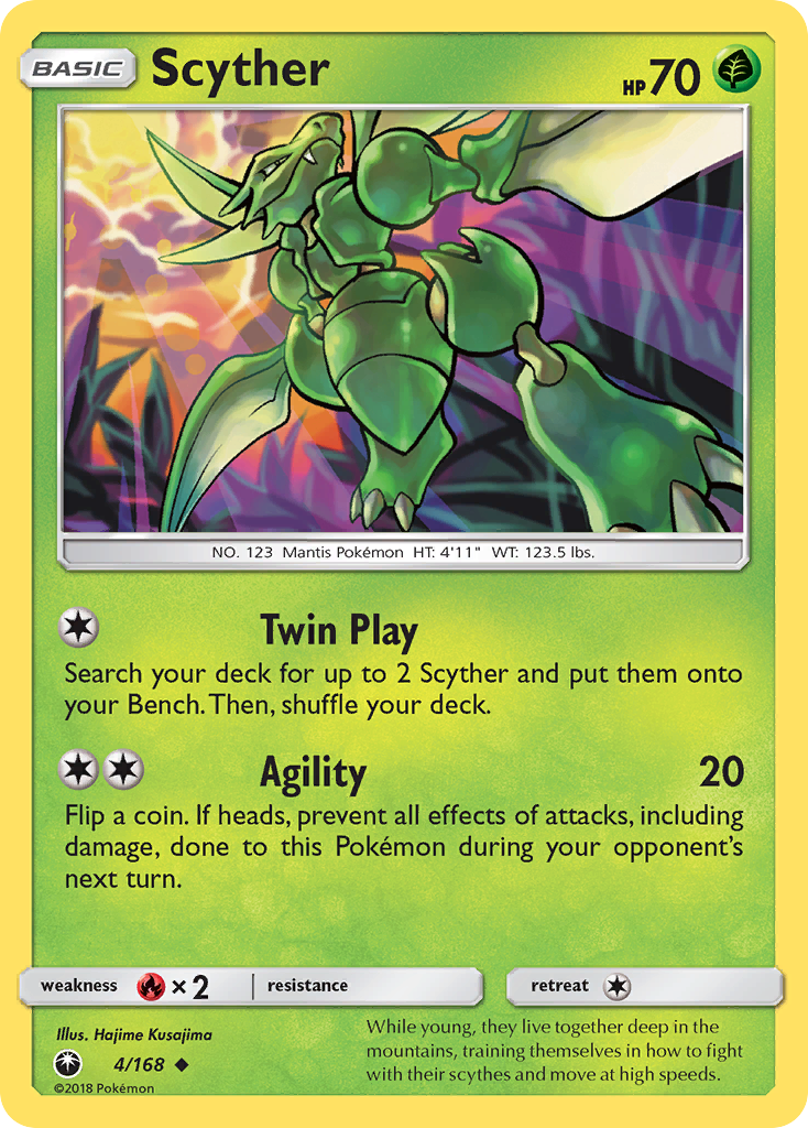 Scyther (4/168) [Sun & Moon: Celestial Storm] | Jack's On Queen