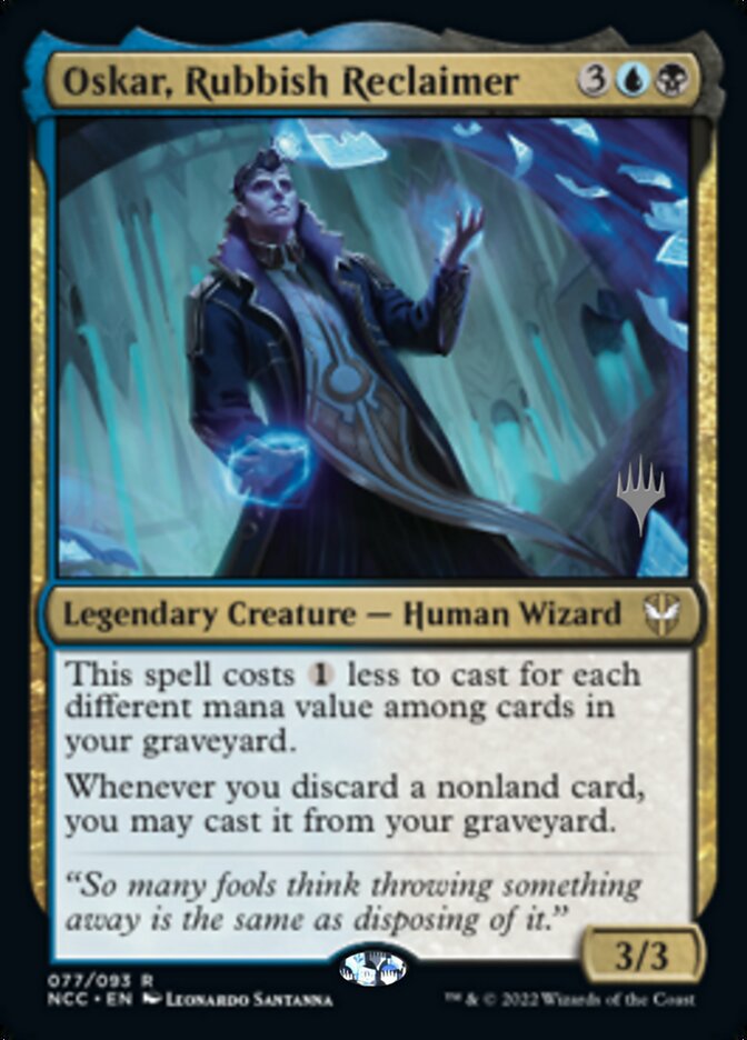 Oskar, Rubbish Reclaimer (Promo Pack) [Streets of New Capenna Commander Promos] | Jack's On Queen