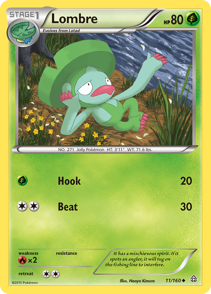 Lombre (11/160) [XY: Primal Clash] | Jack's On Queen