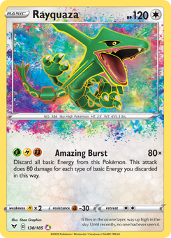 Rayquaza (138/185) [Sword & Shield: Vivid Voltage] | Jack's On Queen
