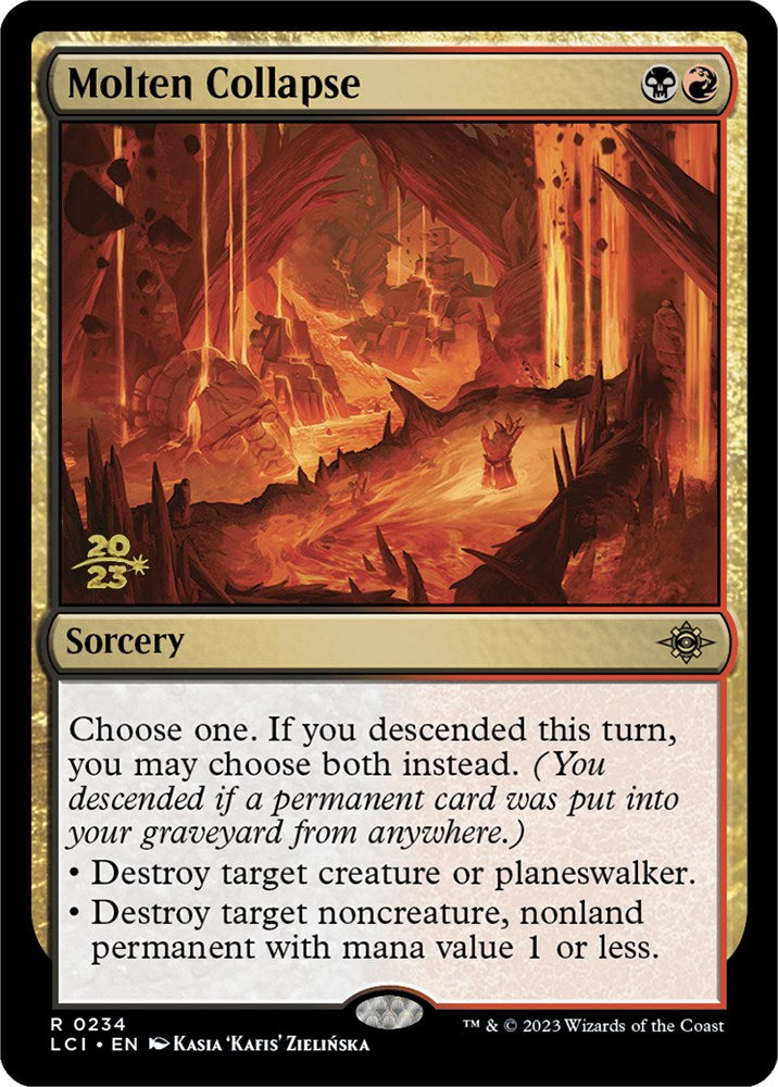 Molten Collapse [The Lost Caverns of Ixalan Prerelease Cards] | Jack's On Queen