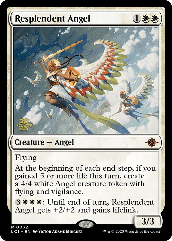 Resplendent Angel (LCI) [The Lost Caverns of Ixalan Prerelease Cards] | Jack's On Queen