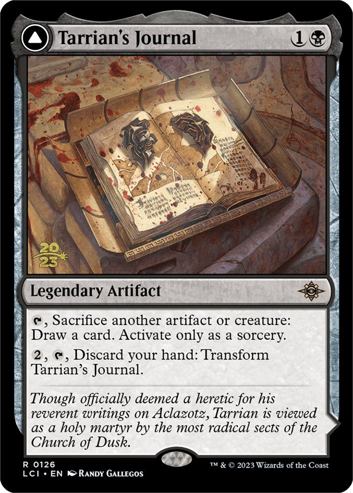 Tarrian's Journal // The Tomb of Aclazotz [The Lost Caverns of Ixalan Prerelease Cards] | Jack's On Queen