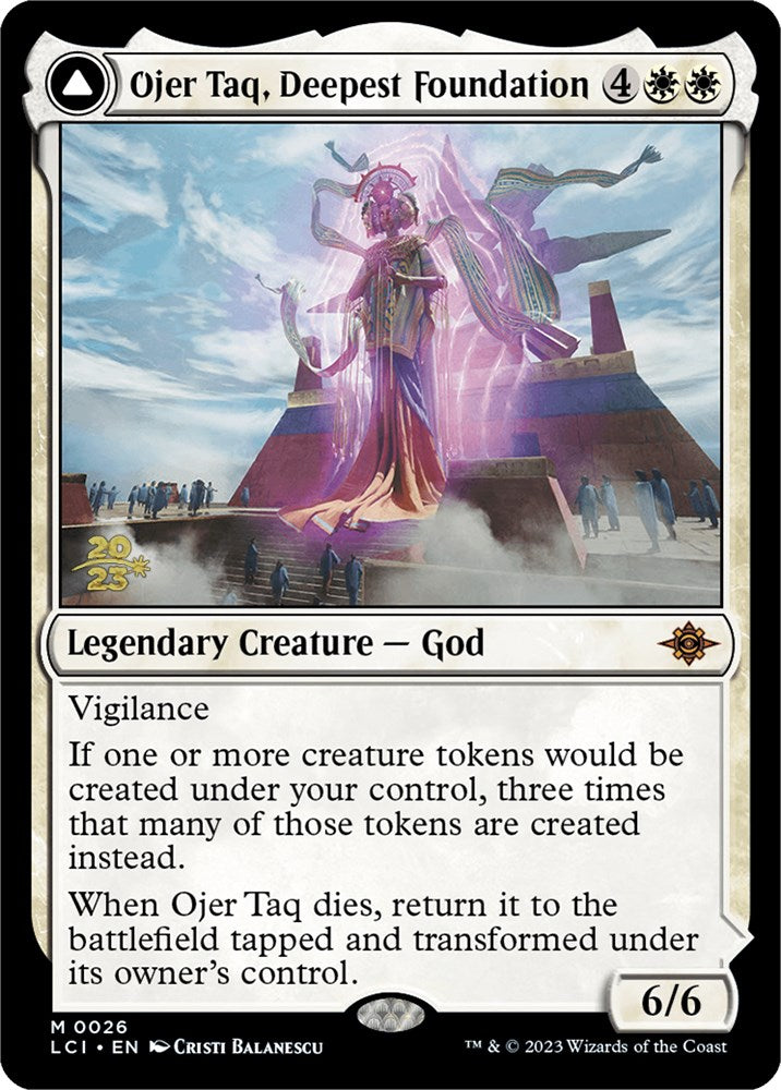 Ojer Taq, Deepest Foundation // Temple of Civilization [The Lost Caverns of Ixalan Prerelease Cards] | Jack's On Queen