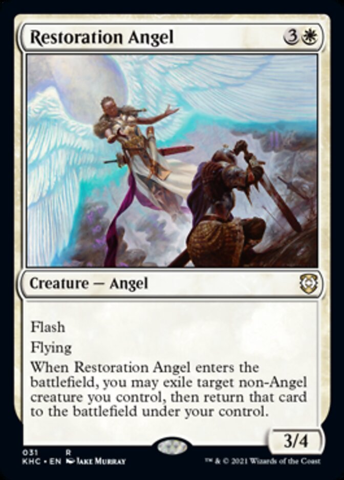 Restoration Angel [Kaldheim Commander] | Jack's On Queen