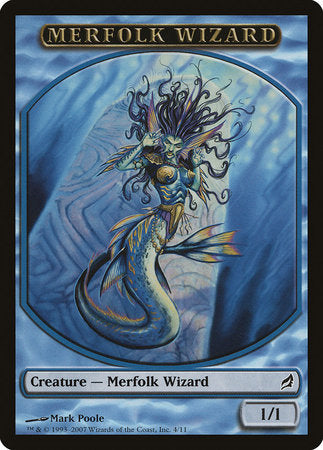 Merfolk Wizard Token [Lorwyn Tokens] | Jack's On Queen