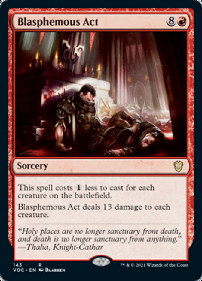 Blasphemous Act [Innistrad: Crimson Vow Commander] | Jack's On Queen