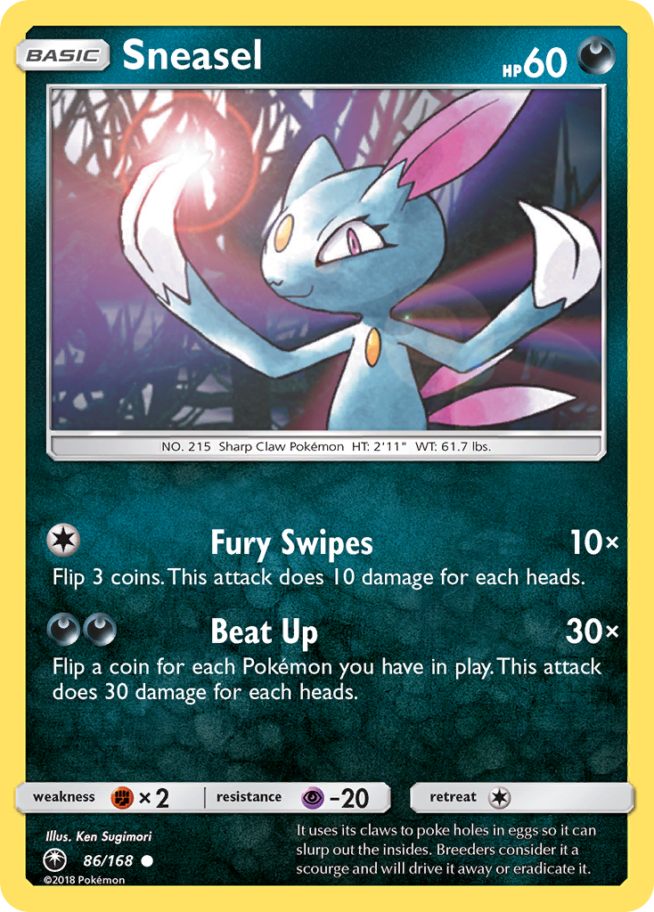 Sneasel (86/168) [Sun & Moon: Celestial Storm] | Jack's On Queen