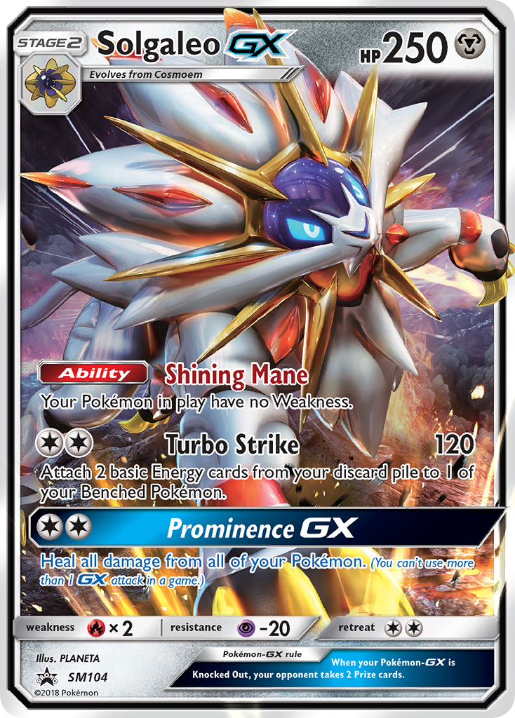 Solgaleo GX (SM104) [Sun & Moon: Black Star Promos] | Jack's On Queen