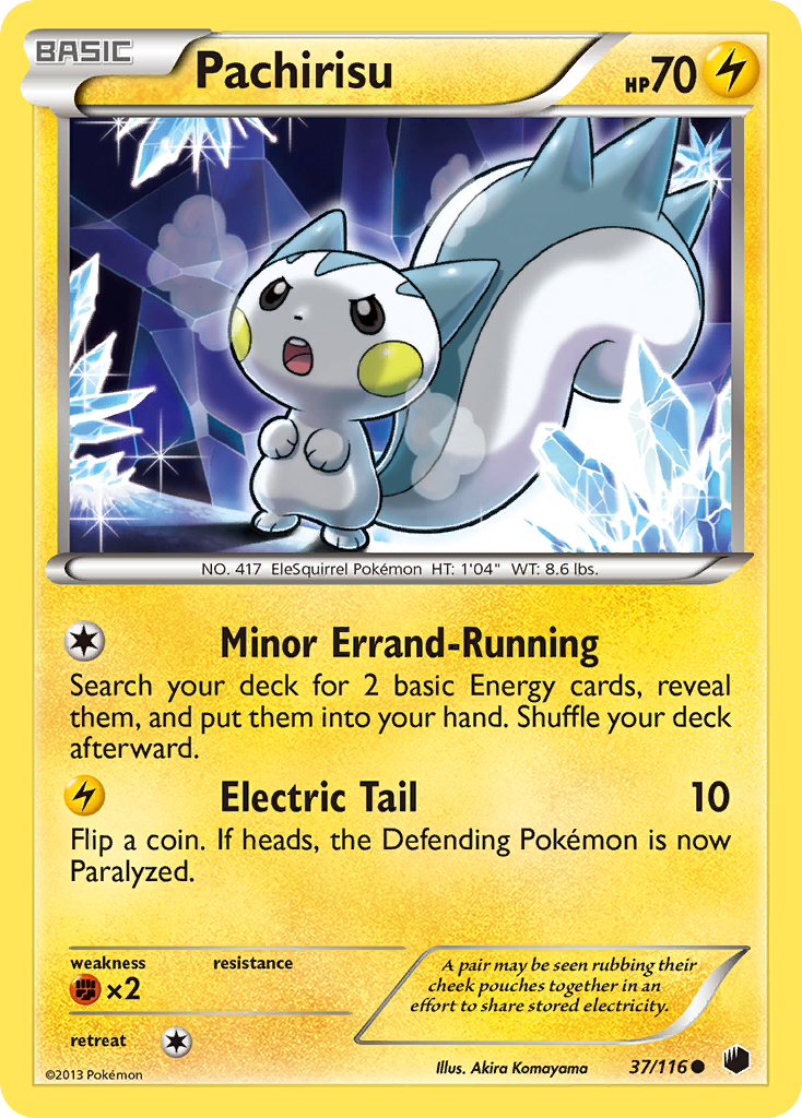 Pachirisu (37/116) [Black & White: Plasma Freeze] | Jack's On Queen