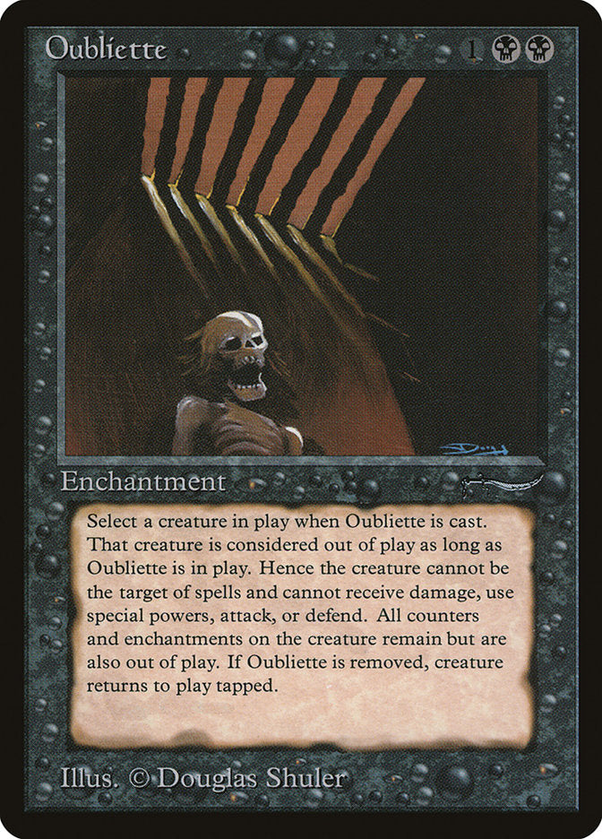 Oubliette (Dark Mana Cost) [Arabian Nights] | Jack's On Queen