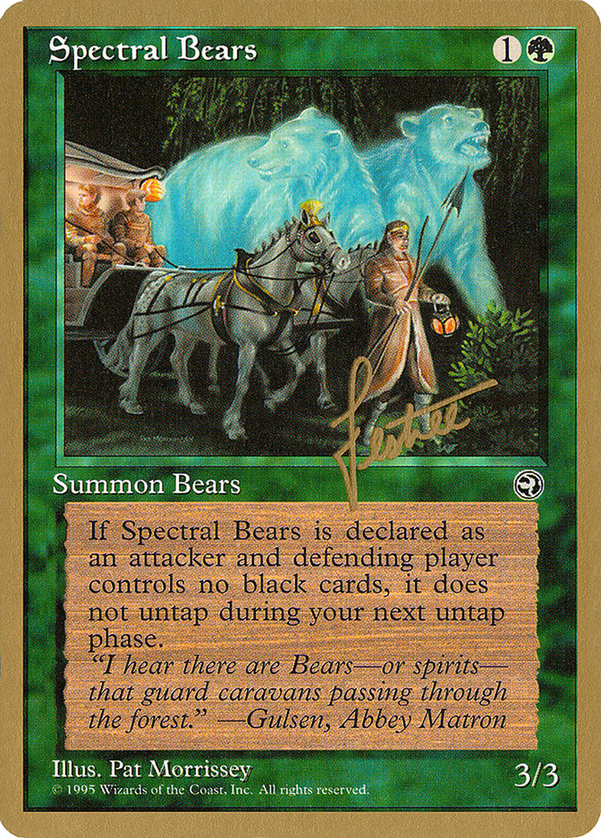 Spectral Bears (Bertrand Lestree) [Pro Tour Collector Set] | Jack's On Queen