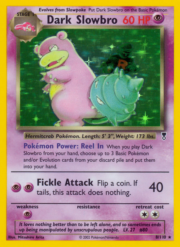 Dark Slowbro (8/110) [Legendary Collection] | Jack's On Queen