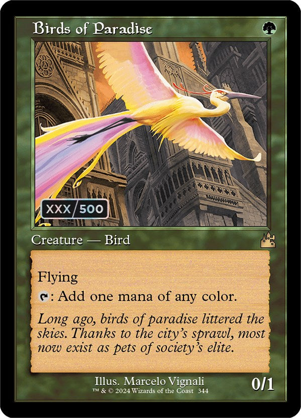 Birds of Paradise (Retro) (Serialized) [Ravnica Remastered] | Jack's On Queen