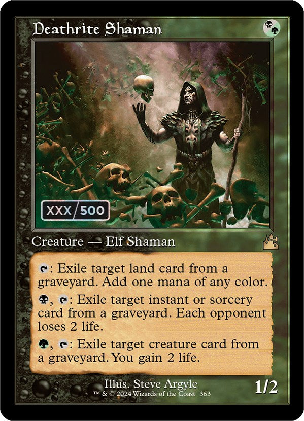 Deathrite Shaman (Retro) (Serialized) [Ravnica Remastered] | Jack's On Queen