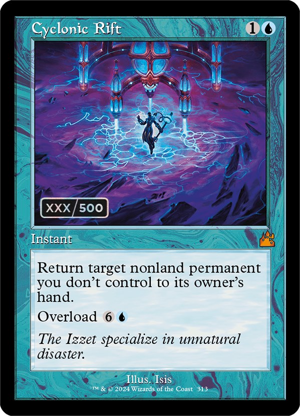 Cyclonic Rift (Retro) (Serialized) [Ravnica Remastered] | Jack's On Queen