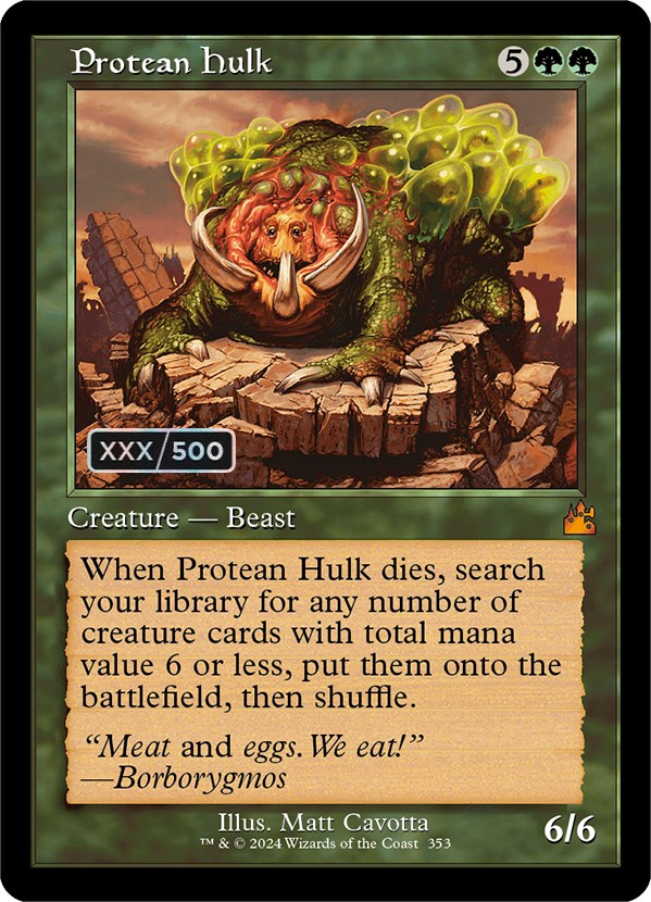 Protean Hulk (Retro) (Serialized) [Ravnica Remastered] | Jack's On Queen