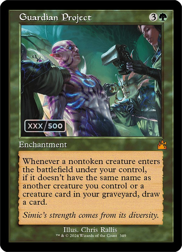 Guardian Project (Retro) (Serialized) [Ravnica Remastered] | Jack's On Queen