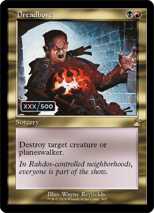 Dreadbore (Retro) (Serialized) [Ravnica Remastered] | Jack's On Queen