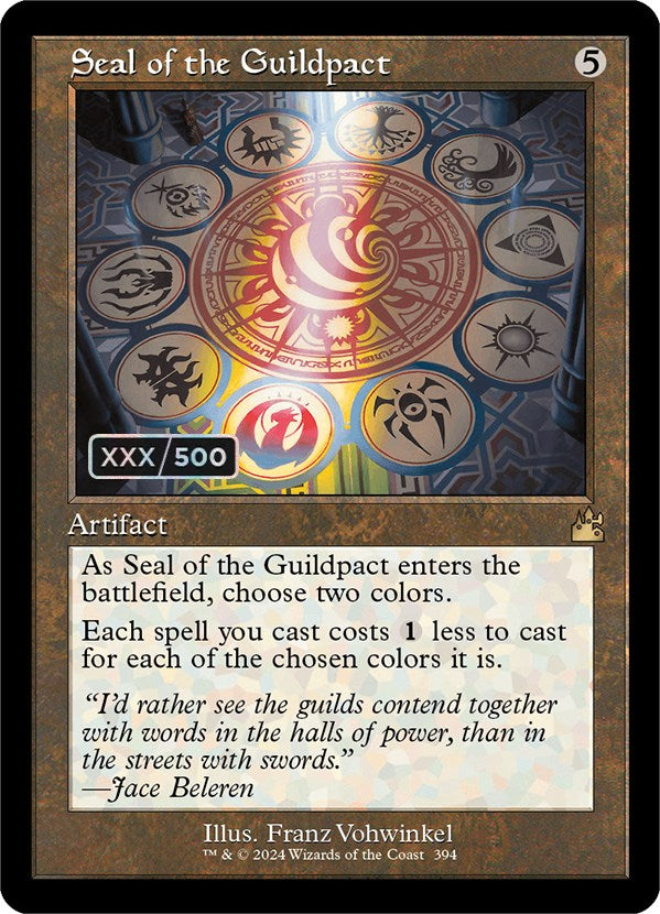 Seal of the Guildpact (Retro) (Serialized) [Ravnica Remastered] | Jack's On Queen