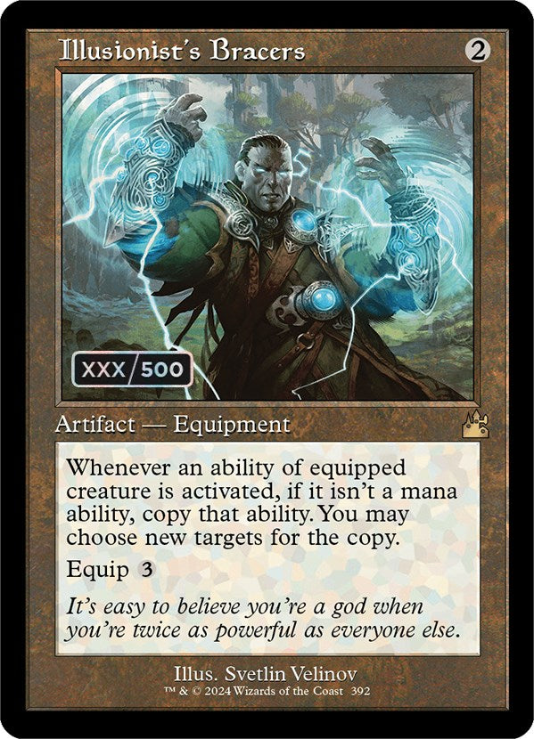 Illusionist's Bracers (Retro) (Serialized) [Ravnica Remastered] | Jack's On Queen