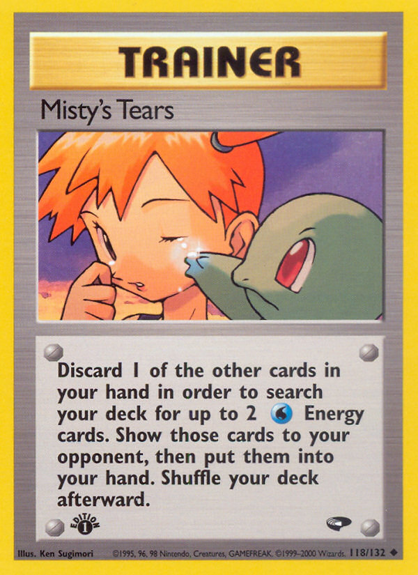 Misty's Tears (118/132) [Gym Challenge 1st Edition] | Jack's On Queen