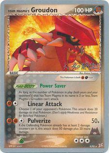 Team Magma's Groudon (9/95) (Magma Spirit - Tsuguyoshi Yamato) [World Championships 2004] | Jack's On Queen