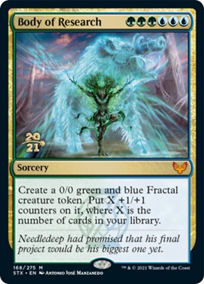 Body of Research [Strixhaven: School of Mages Prerelease Promos] | Jack's On Queen