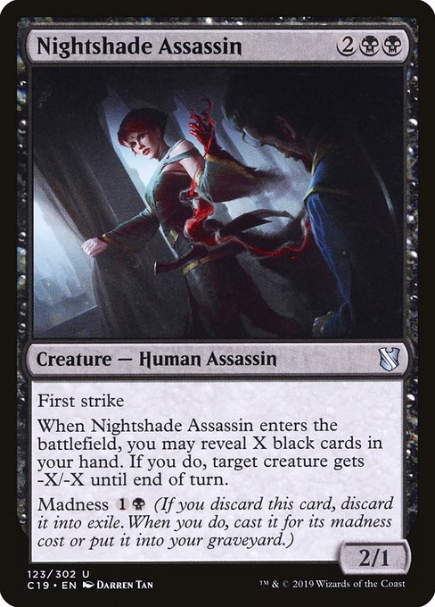 Nightshade Assassin [Commander 2019] | Jack's On Queen