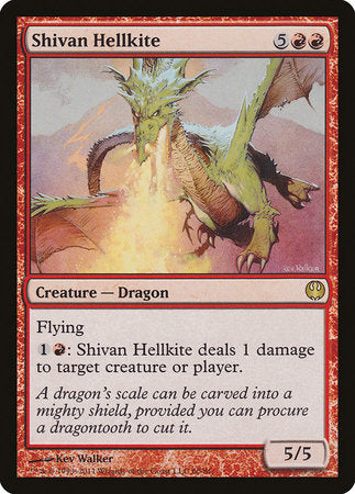 Shivan Hellkite [Duel Decks: Knights vs. Dragons] | Jack's On Queen