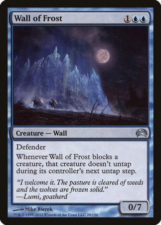 Wall of Frost [Planechase 2012] | Jack's On Queen