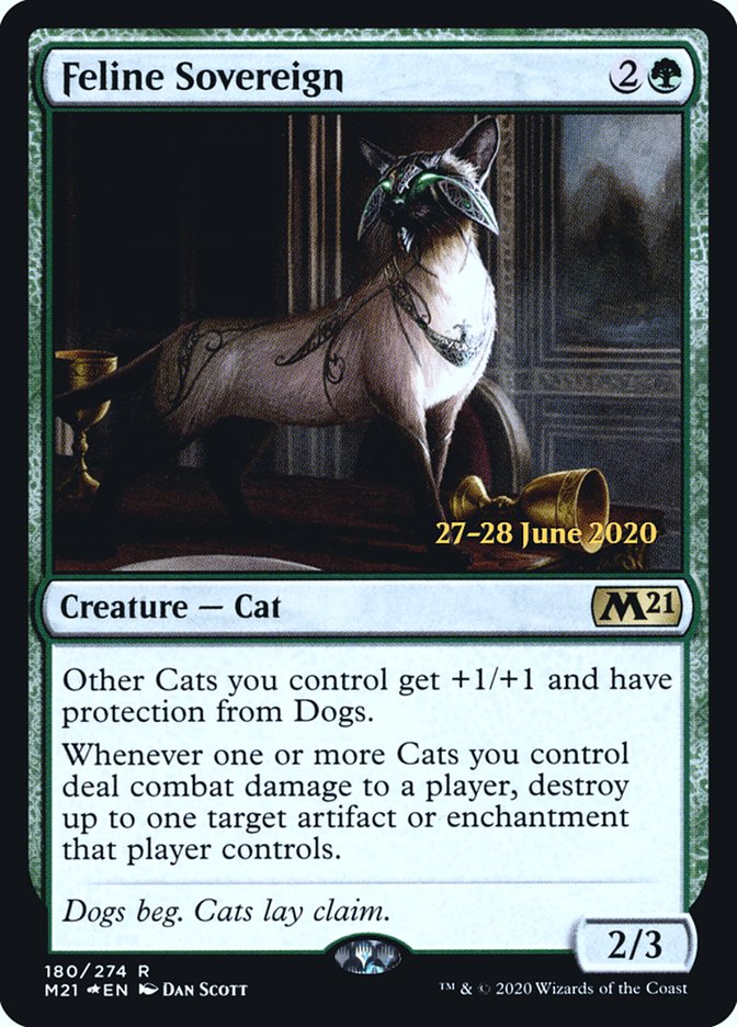 Feline Sovereign  [Core Set 2021 Prerelease Promos] | Jack's On Queen